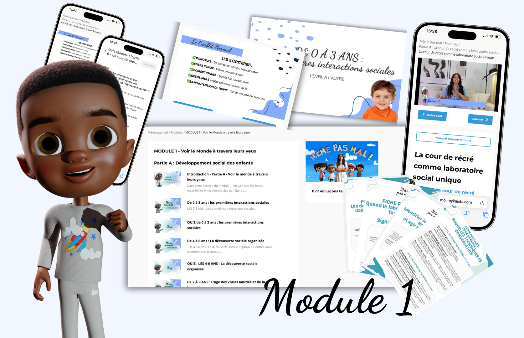 Module 1 : collage Even, app et PDF — Voir le monde à travers leurs yeux