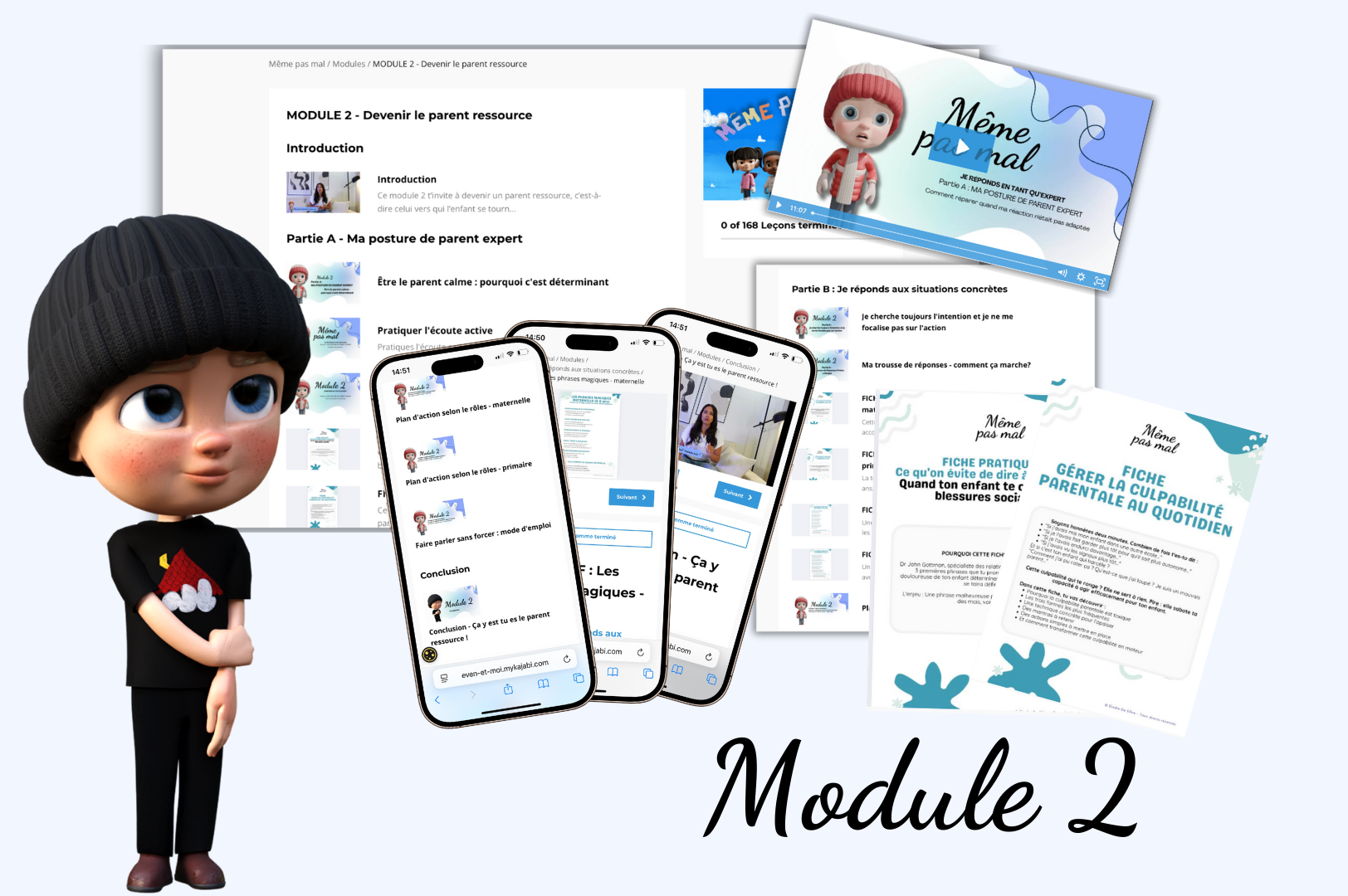 Module 2 : collage Éloïse, app et PDF — Je réponds en tant que parent expert
