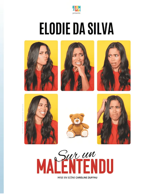 Affiche du spectacle Sur un Malentendu d'Élodie Da Silva, mise en scène Caroline Duffau